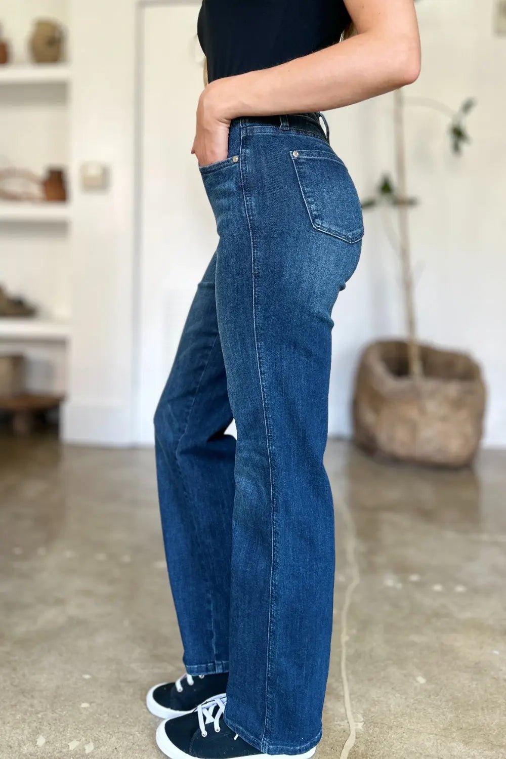 Judy Blue Full Size Tummy Control Straight Jeans 2668south