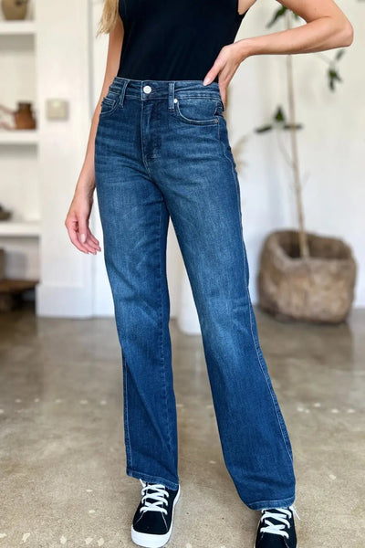 Judy Blue Full Size Tummy Control Straight Jeans 2668south