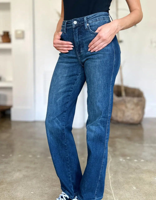 Load image into Gallery viewer, Judy Blue Full Size Tummy Control Straight Jeans 2668south
