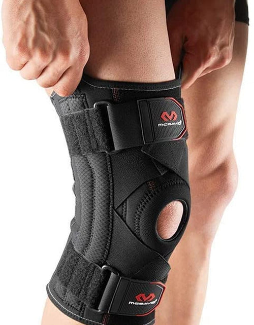 Load image into Gallery viewer, Knee Brace Support with Side Stays &amp; Compression. Knee Sleeve Cross Straps for Knee Stability, Patellar Tendon Support, Tendonitis, Arthritis Pain Relief, Recovery. 2668south
