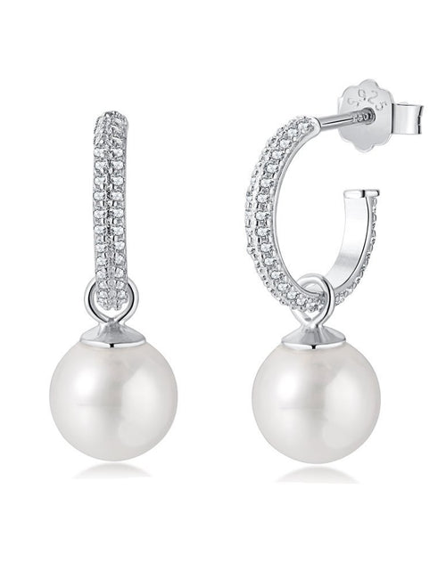 Load image into Gallery viewer, Korean Style Ins Sterling Silver Special Interest Light Luxury Pearl Earrings 2668south
