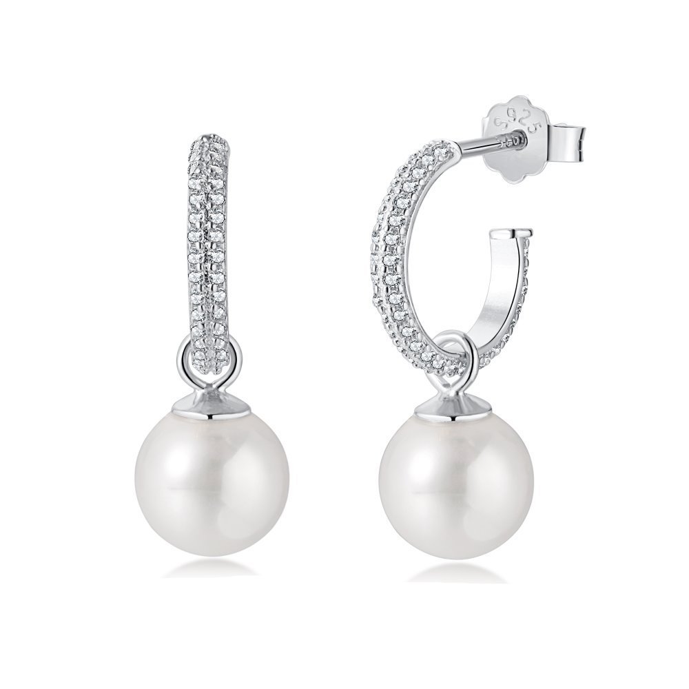 Korean Style Ins Sterling Silver Special Interest Light Luxury Pearl Earrings 2668south