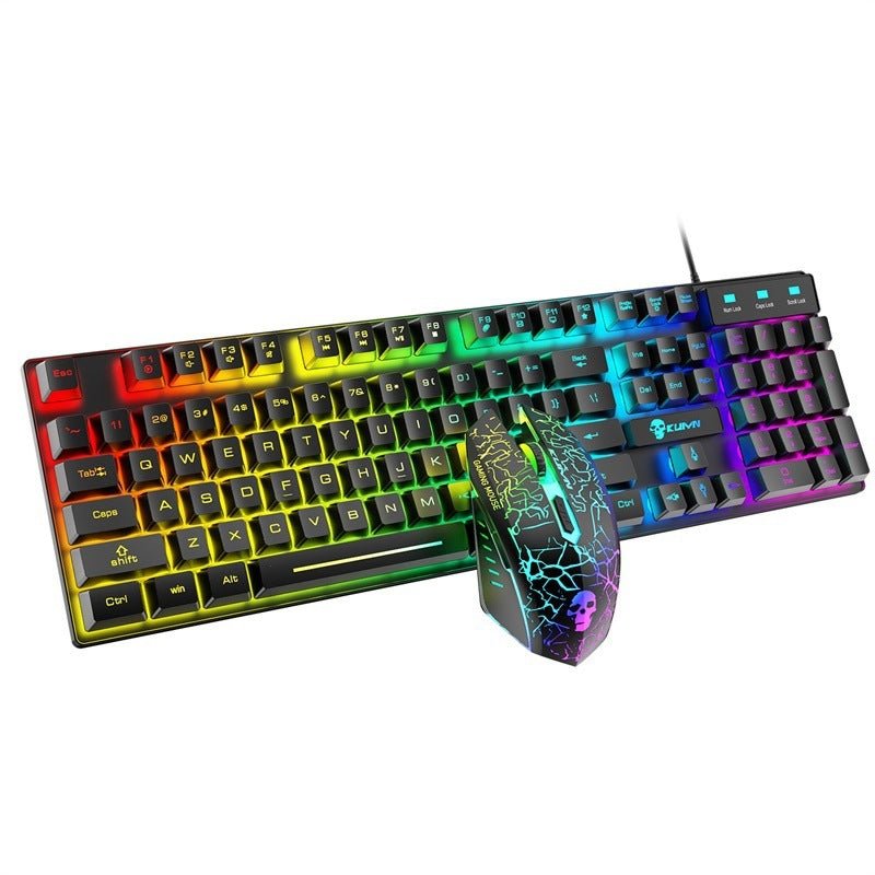 Kuiying T6RGB Luminous Keyboard And Mouse Set 2668south