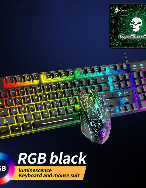 Load image into Gallery viewer, Kuiying T6RGB Luminous Keyboard And Mouse Set 2668south
