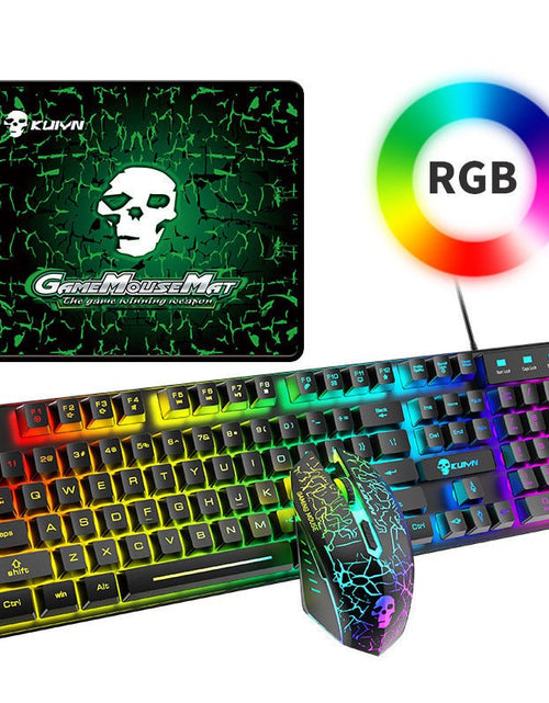 Load image into Gallery viewer, Kuiying T6RGB Luminous Keyboard And Mouse Set 2668south
