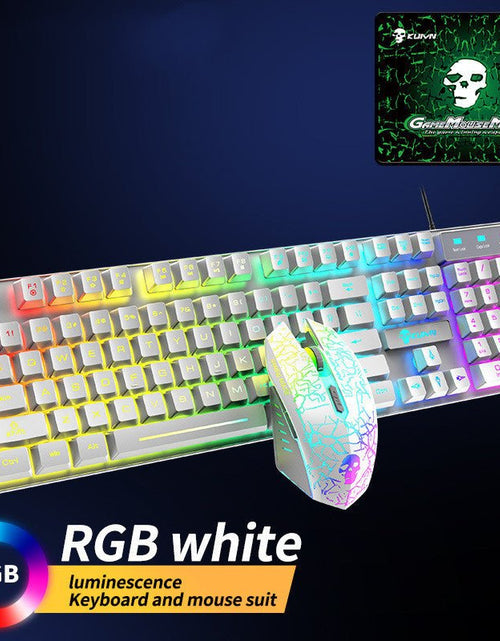 Load image into Gallery viewer, Kuiying T6RGB Luminous Keyboard And Mouse Set 2668south
