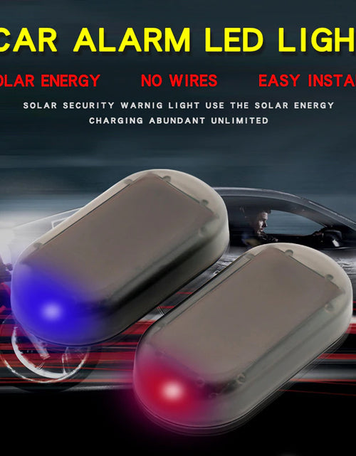 Load image into Gallery viewer, LED Warning Light Fake Solar Power Alarm Lamp Security System Warning Theft Flash Blinking Anti-Theft Caution LED Light Car New 2668south
