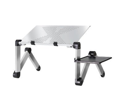 Laptop Table Stand With Adjustable Folding Ergonomic Design Stand Notebook Desk For Ultrabook Netbook Or Tablet With Mouse Pad 2668south