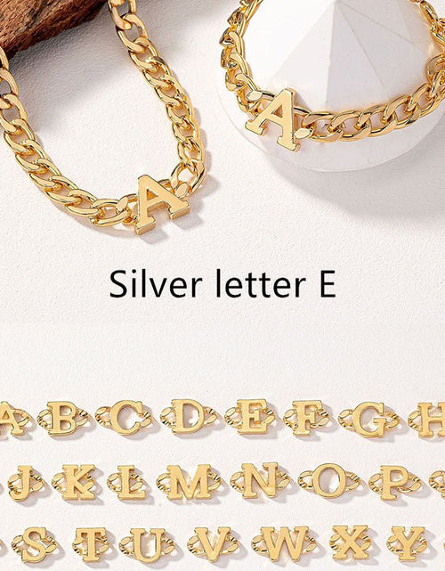 Load image into Gallery viewer, Letter Necklace Bracelet Set Fashion Women 2668south
