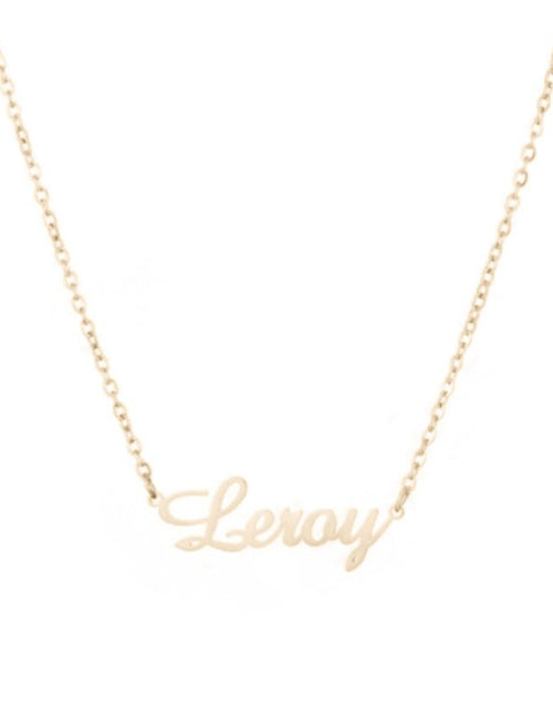 Load image into Gallery viewer, Letter Pendant Electroplated With 18K Gold Custom Name 2668south
