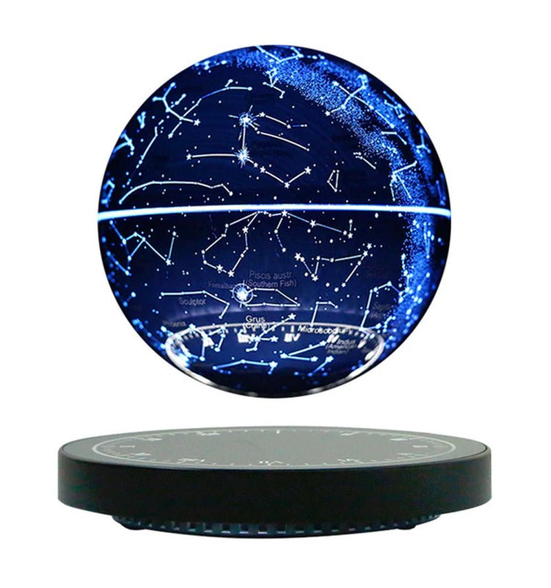 Levitating Lamp Magnetic Levitation Globe LED Earth Floating Lamp Rotating Globe Zodiac Bedside Lights Novelty Christmas Gifts 2668south