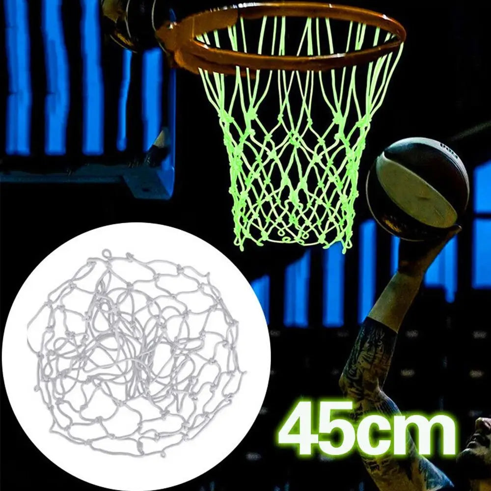 Luminous 45CM Basketball Net Light up Kids Basketball Net Basketball Net Replacement Outdoor Shooting Trainning Glowing 2668south