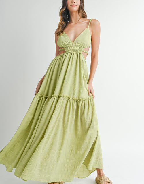 Load image into Gallery viewer, MABLE Cutout Waist Backless Maxi Dress 2668south
