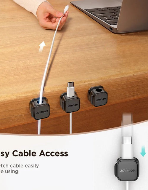 Load image into Gallery viewer, Magnetic Cable Clips Cable Smooth Adjustable Cord Holder under Desk Cable Management Wire Keeper Cable Organizer Holder 2668south
