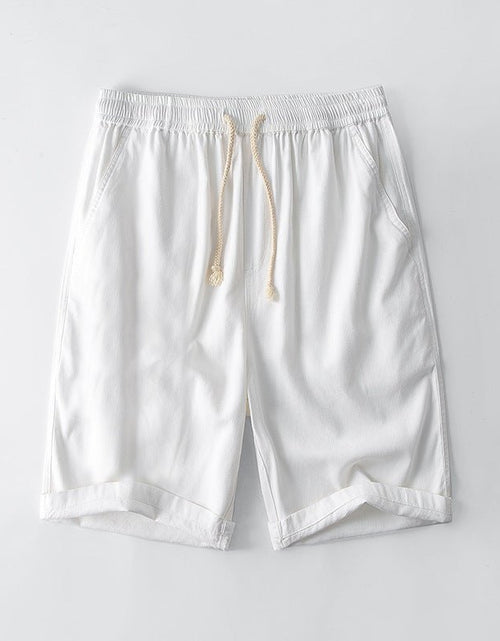 Load image into Gallery viewer, Men&#39;s Casual Loose Straight Linen Pirate Shorts 2668south
