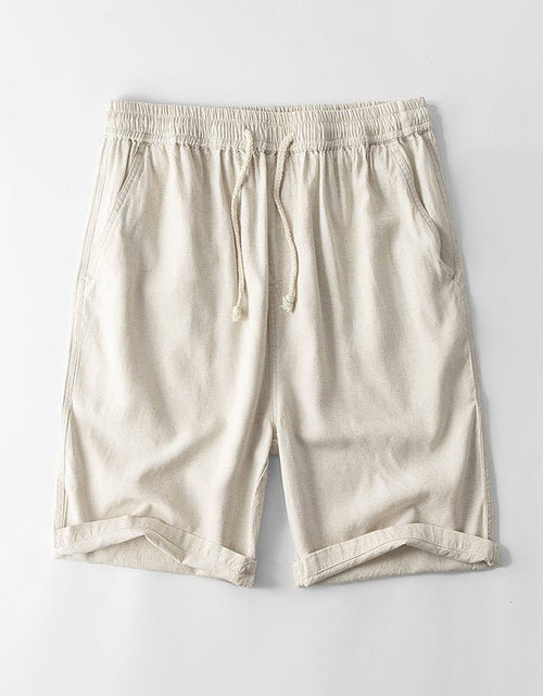 Load image into Gallery viewer, Men&#39;s Casual Loose Straight Linen Pirate Shorts 2668south
