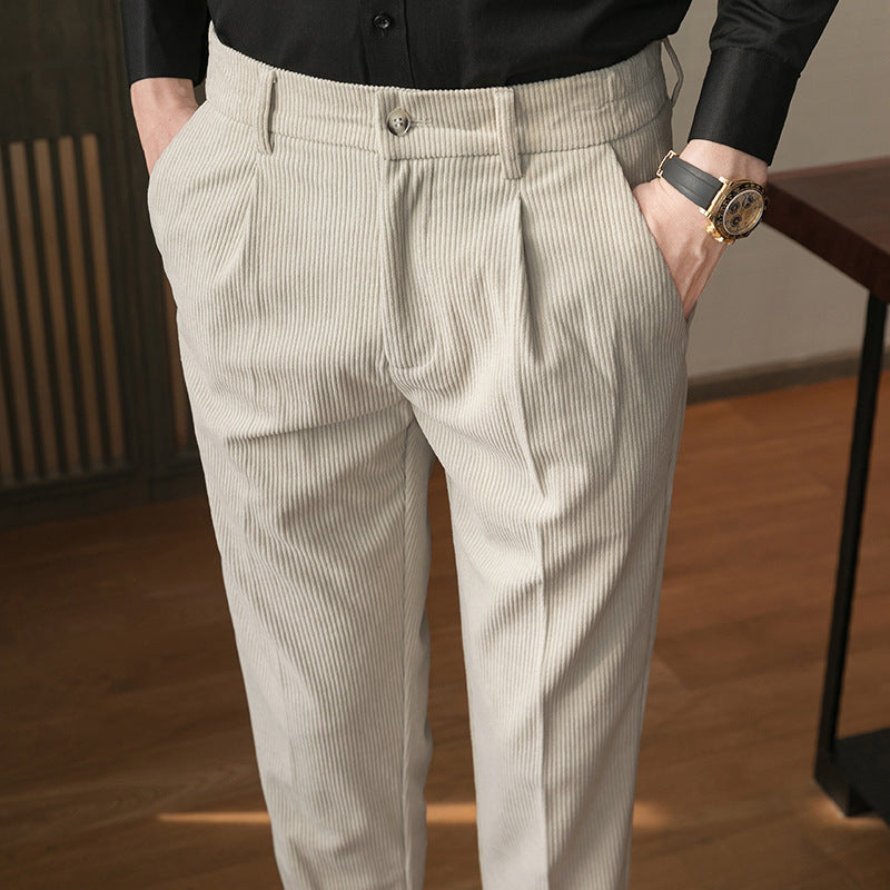 Men's Casual Pants With Corduroy Slim Fit 2668south