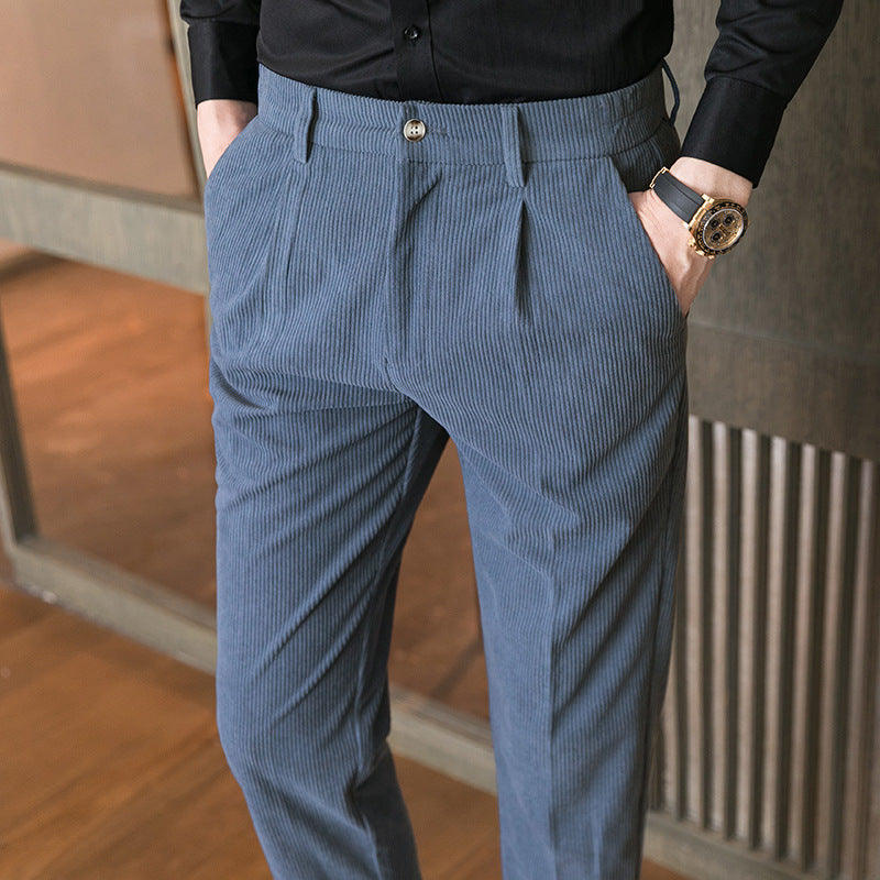 Men's Casual Pants With Corduroy Slim Fit 2668south