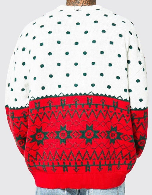 Load image into Gallery viewer, Men&#39;s Christmas Jacquard Loose-fitting Sweater 2668south
