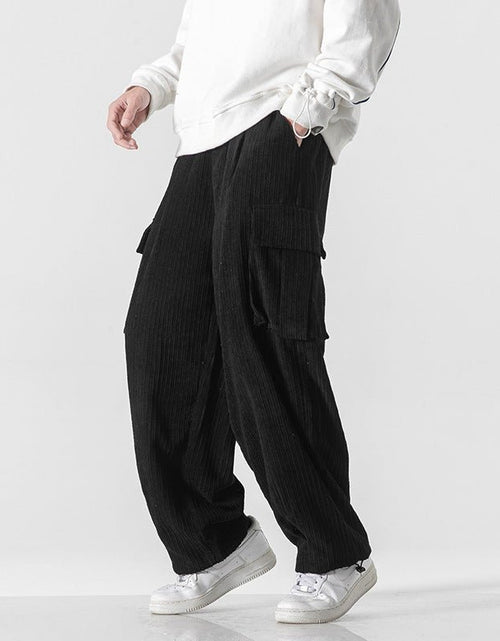 Load image into Gallery viewer, Men&#39;s Corduroy Loose Wide Leg Straight All-matching Casual Pants 2668south
