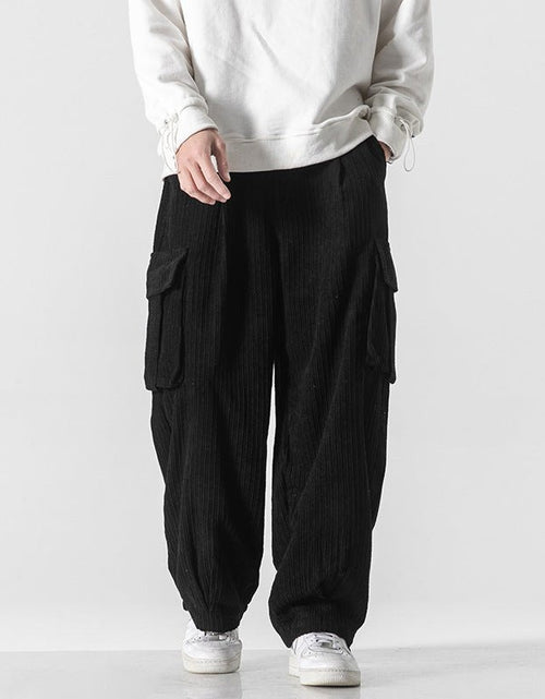 Load image into Gallery viewer, Men&#39;s Corduroy Loose Wide Leg Straight All-matching Casual Pants 2668south
