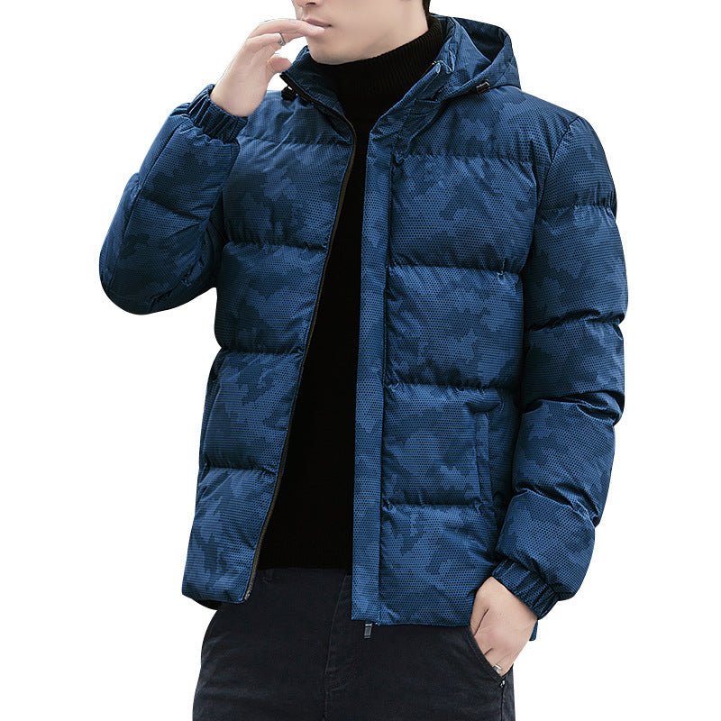 Men's Cotton-padded Jacket Winter Detachable Hat 2668south