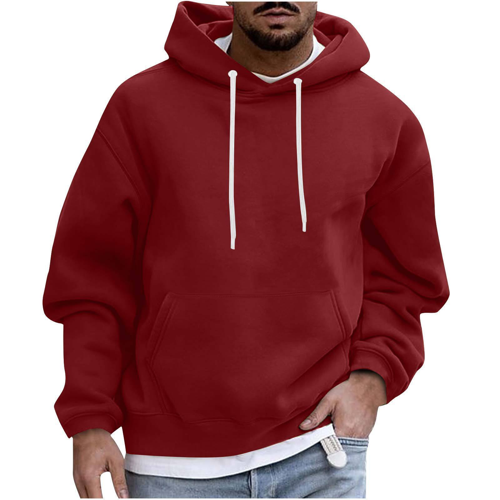 Men's Hoodie Solid Color Casual 2668south