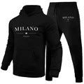 Men's Hoodie Suit Milan Printed Sweatshirt 2668south