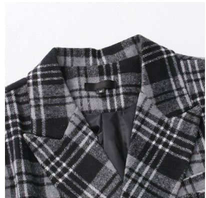 Load image into Gallery viewer, Men&#39;s Loose-fitting Sanding Thickened Plaid Suit 2668south
