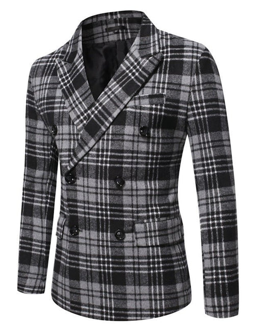 Load image into Gallery viewer, Men&#39;s Loose-fitting Sanding Thickened Plaid Suit 2668south
