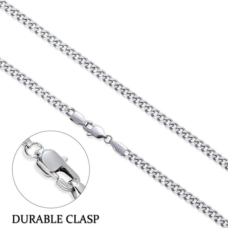 Men's Necklace Stainless Steel Cuban Link Chain 2668south