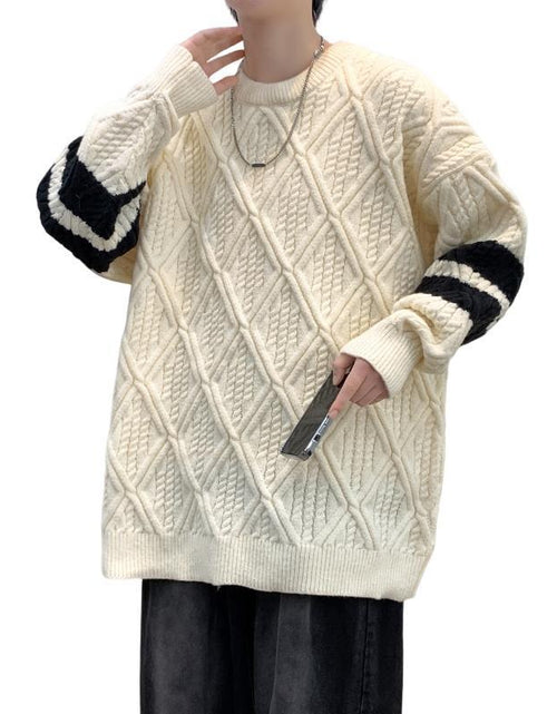 Load image into Gallery viewer, Men&#39;s Round Neck Brocade Sweater Autumn And Winter 2668south
