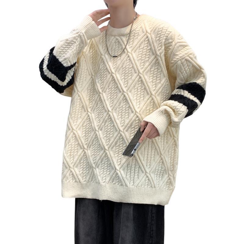 Men's Round Neck Brocade Sweater Autumn And Winter 2668south