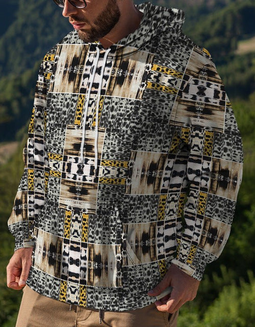 Load image into Gallery viewer, Men&#39;s Street Fashion Leopard Print Sweater 2668south
