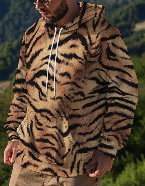 Load image into Gallery viewer, Men&#39;s Street Fashion Leopard Print Sweater 2668south
