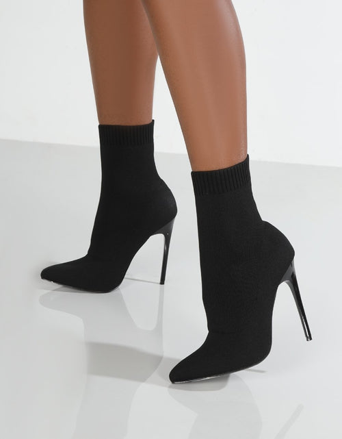 Load image into Gallery viewer, Mesh Point Toe Stiletto Boots 2668south
