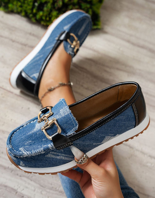 تحميل الصورة إلى عارض المعرض، Metal Canvas Round Toe Slip-Ons 2668south
