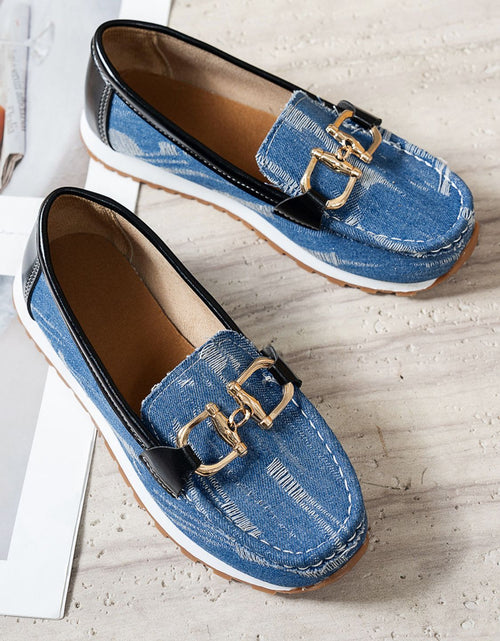 تحميل الصورة إلى عارض المعرض، Metal Canvas Round Toe Slip-Ons 2668south
