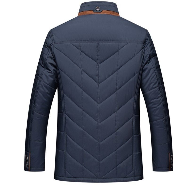 Middle-aged Men Winter Middle-aged And Elderly Thick Warm Quilted Coat Cotton-padded Jacket 2668south