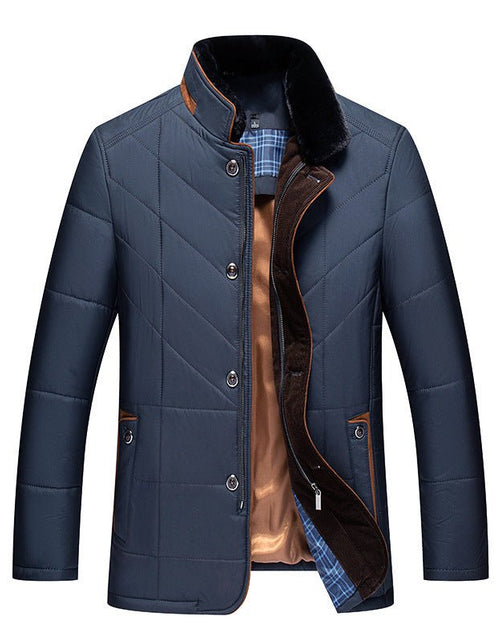 Load image into Gallery viewer, Middle-aged Men Winter Middle-aged And Elderly Thick Warm Quilted Coat Cotton-padded Jacket 2668south
