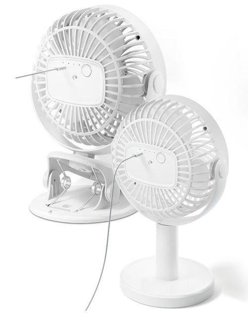 Load image into Gallery viewer, Mini Clip-on USB Desktop Fan 2668south
