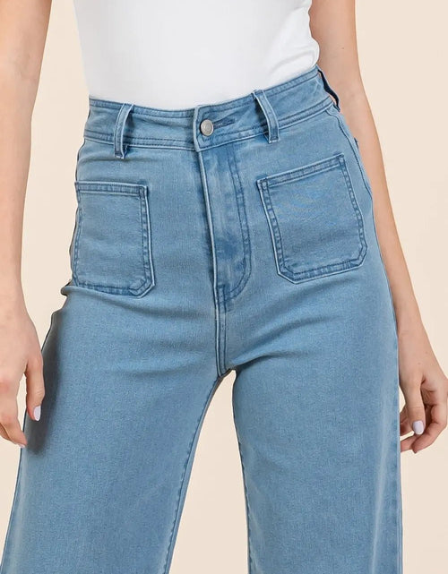 Load image into Gallery viewer, Mittoshop High Waist Wide Leg Jeans 2668south
