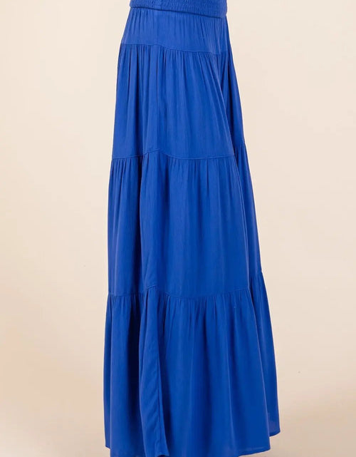 Load image into Gallery viewer, Mittoshop Tier Detail Smocked Elastic Waist Wide Leg Pants 2668south
