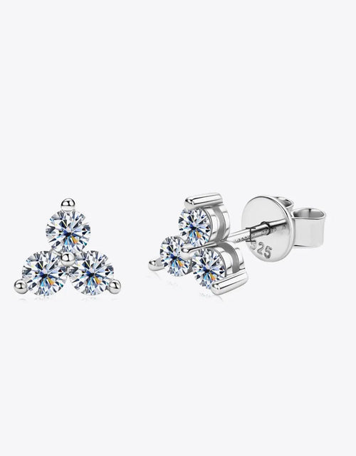 Load image into Gallery viewer, Moissanite 925 Sterling Silver Stud Earrings 2668south
