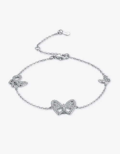 Load image into Gallery viewer, Moissanite Butterfly Shape Bracelet 2668south
