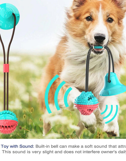 Load image into Gallery viewer, Molar Bite Interactive Dog Toy with Durable Rope and Suction Cup for Pulling/Chewing/Teeth Cleaning Self Playing Tog for Dogs 2668south
