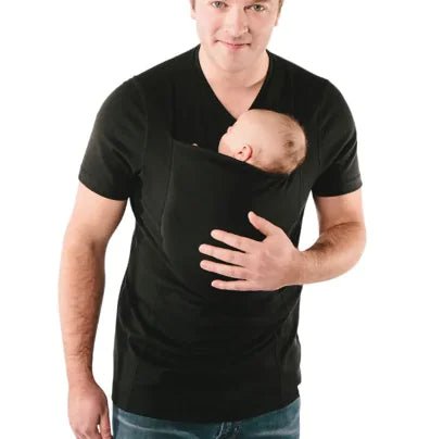 Load image into Gallery viewer, Mom and Dad Carrier Baby Tshirt Cloth 2668south
