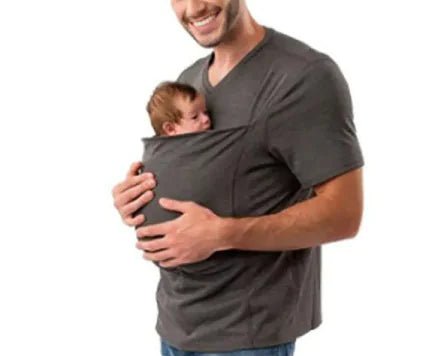 Load image into Gallery viewer, Mom and Dad Carrier Baby Tshirt Cloth 2668south
