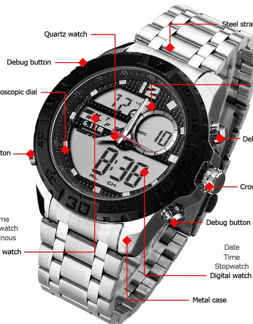 Load image into Gallery viewer, More Than 611 Luminous Double Inserts Outdoor Men&#39;s Watch 2668south
