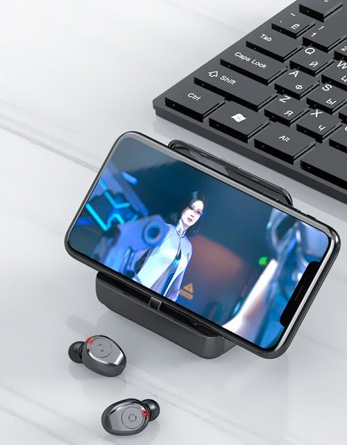 Load image into Gallery viewer, Multifunction Bluetooth Headset Binaural Movement Power Bank Phone Support 2668south
